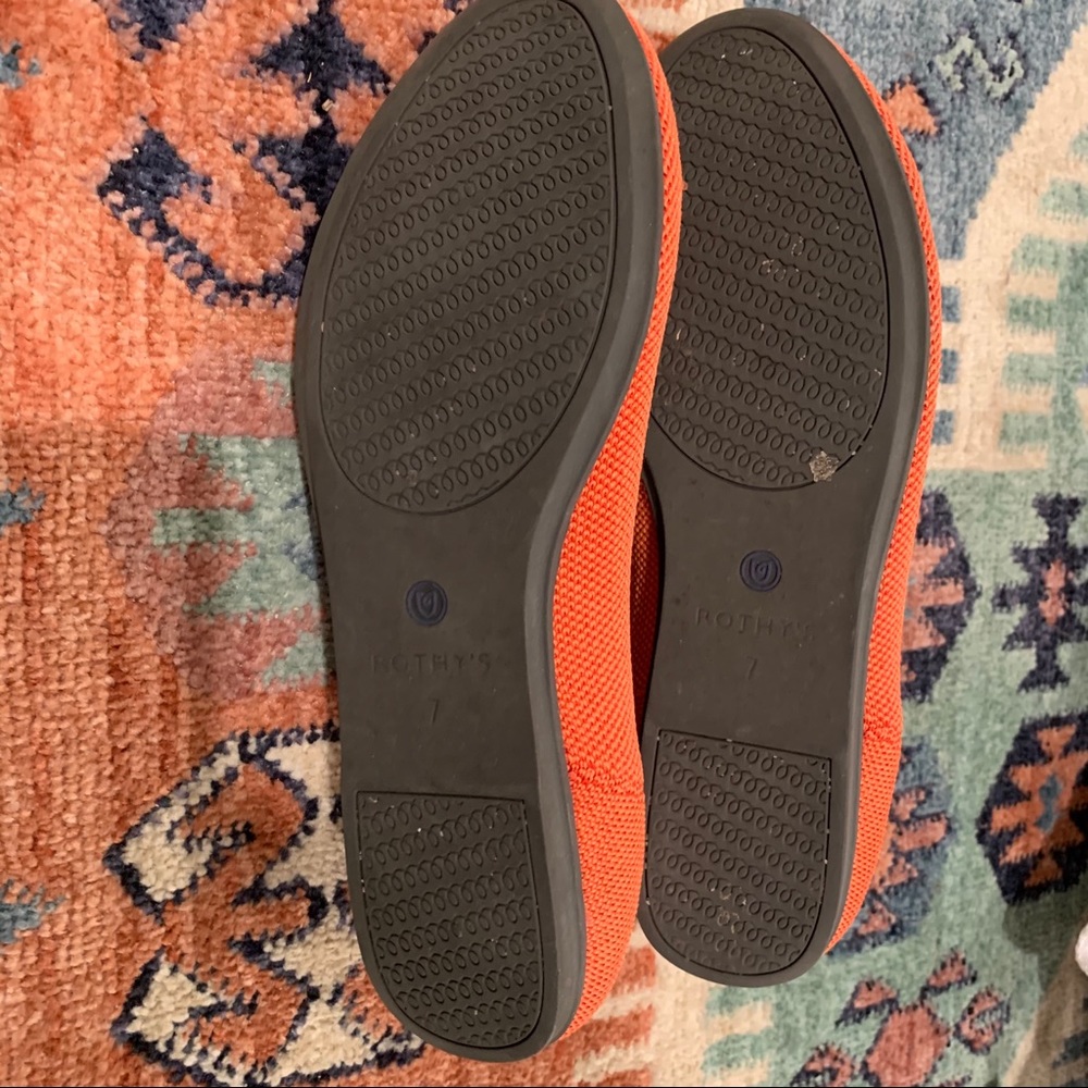 Orange Rothy flats - Picture 3 of 3